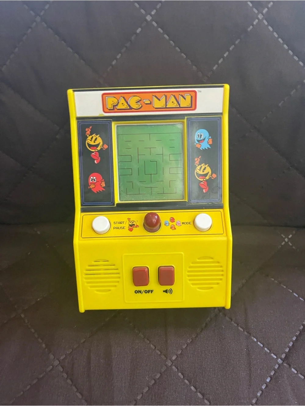 PAC-MAN Yellow Mini Handheld Arcade Game